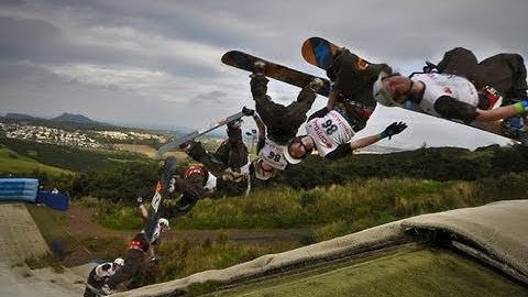 Gimp tutorial How to make a Snowboard Jump Sequence image