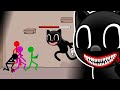 Stickman  VS Cartoon Cat -  Stickman ANIMATION