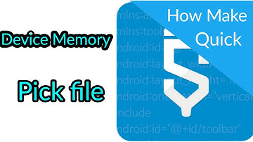 Sketchware how pick file from Inten storage