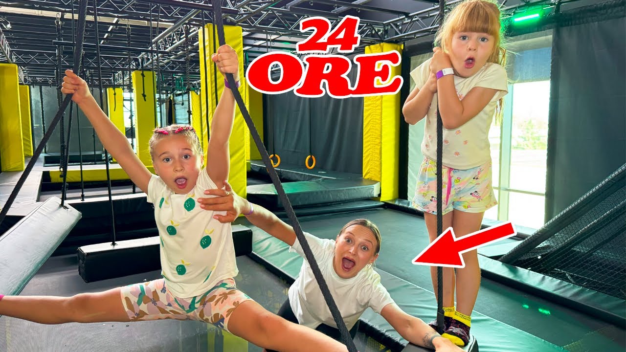 VIVIAMO PER 24 ORE AL TRAMPOLINE PARK CHALLENGE! 😱