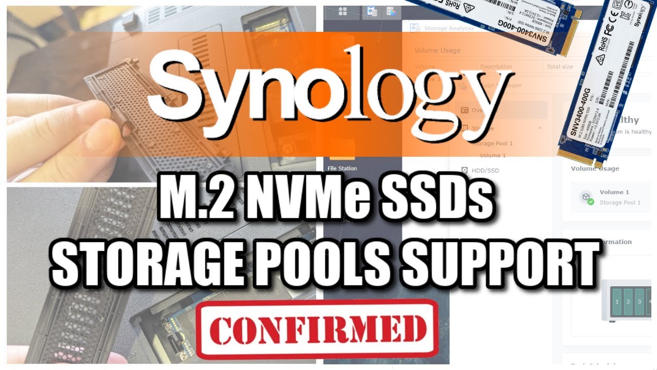 Synology NAS and M.2 NVMe SSD Storage Pools – FINALLY! 