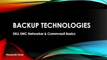 Dell EMC Netwoker demo | 100% Job guarantee course