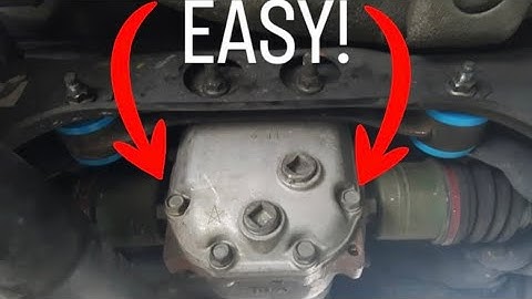 How to Remove Diff from a Subaru WRX!