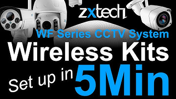 Set up Zxtech Wireless CCTV System in 5 minutes (WF Series)