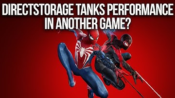 Spider Man 2 - DirectStorage with GPU Decompression On vs Off Comparison