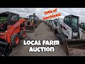 Local farm and construction equipment auction still has very strong prices in 2024