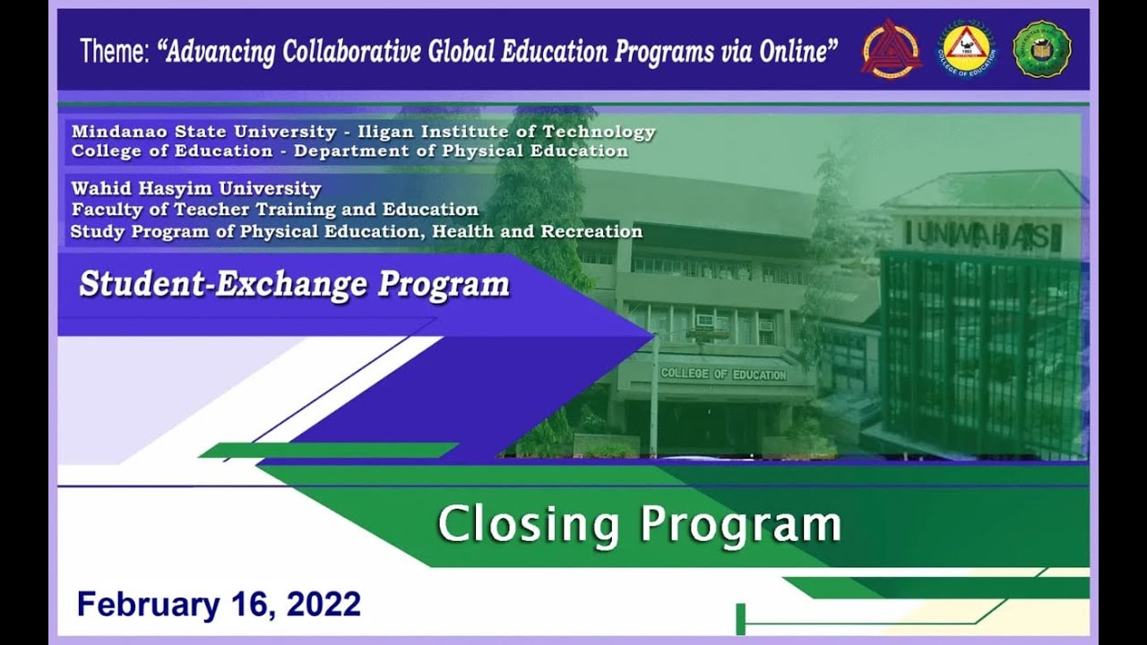 CLOSING STUDENT EXCHANGE PJKR UNWAHAS - MSU PHILIPPINES 2022