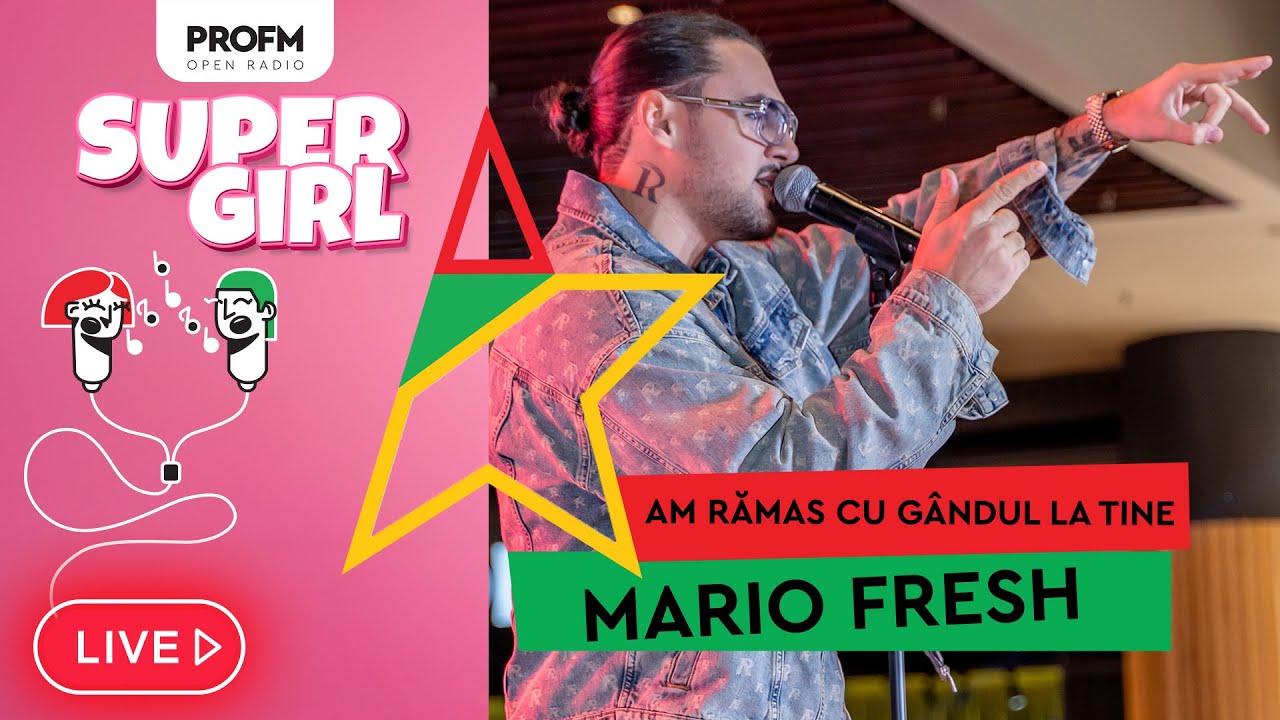 Mario Fresh - Am rămas cu gândul la tine | LIVE 