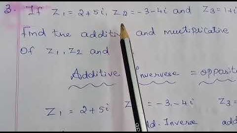 XII  CHAPTER 2 COMPLEX NUMBERS EXAMPLE 2.3