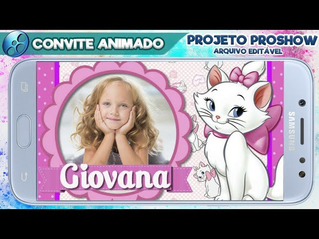 Projeto Proshow Producer Gatinha Marie