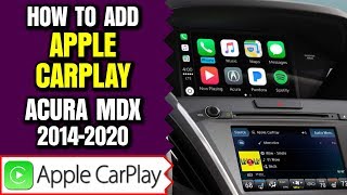Acura MDX Apple CarPlay  Add Apple CarPlay Android Auto to Acura MDX 20142020 HDMI Input / NavTool