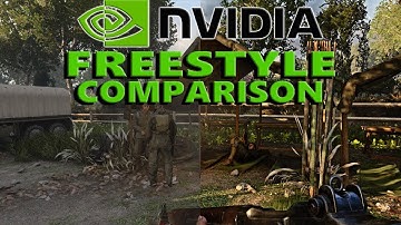 Nvidia Freestyle Comparison - With Call Of Duty WWII - And Tutorial - Ultrawide