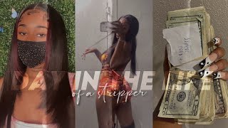 [vlog] day in the life of a stripper $$ hair apt, hygiene routine, night shift :)