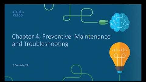 Chapter 4  Preventive Maintenance and Trouble shooting