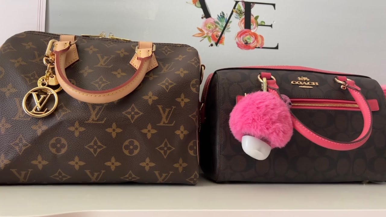 COACH ROWAN SATCHEL VS Louis Vuitton SPEEDY 25 B 