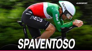 GANNA da Formula 1! Sorpassi e un dominio assoluto nella sua monumentale crono | GIRO D'ITALIA 2026