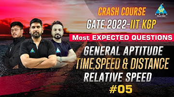#05 Time, Speed & Distance | General Aptitude | MOST EXPECTED QUESTIONS | CRASH COURSE 2022