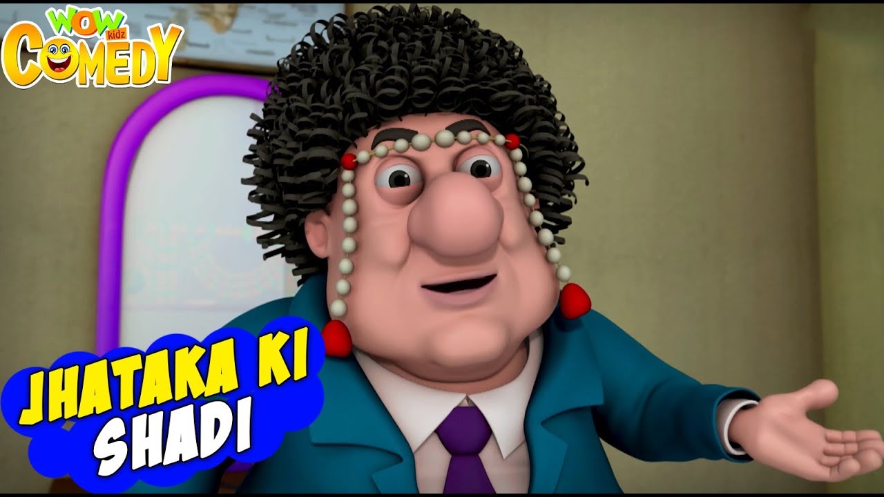 Motu Patlu  EP35A  Jhatka Ki Shaadi   Funny Videos For Kids  Wow Kidz Comedy