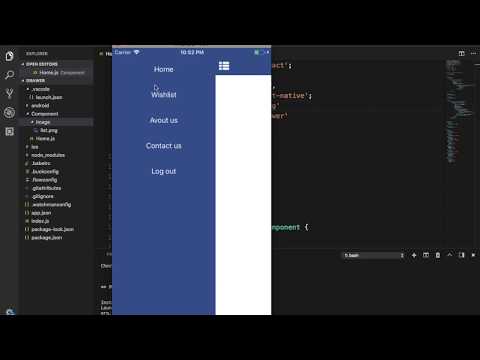 React Native Drawer