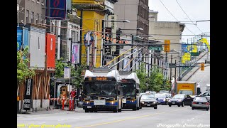 Vancouver Translink Trackless Trolley System (September 2019)