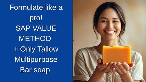 The Secret to Perfect Bar Soap with Just Tallow | SAP Value Method Revealed!