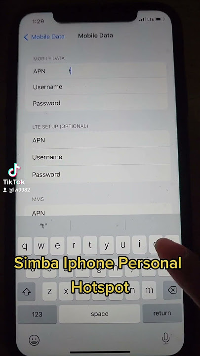 Simba Iphone Personal Hotspot #simba #simbasimcard #simbasingapore #simbasg