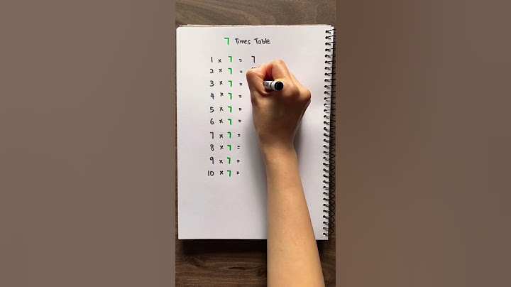 7 Times Table | Learn Multiplication | Multiply by 7 ✅💯 #mathforkids #mathlessons #education #maths