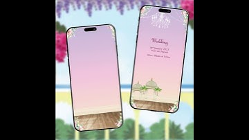 Digital Wedding Invitation Video | Online Animated Video Invitation Maker | AI- 1360