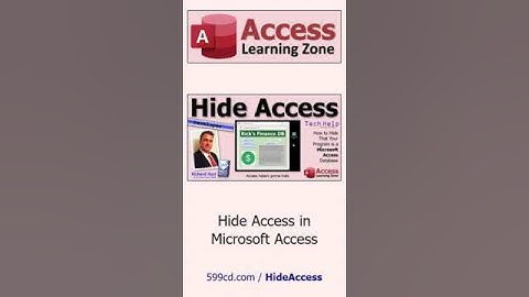 Hide Access: Customizing Your Database to Conceal the Microsoft Access Interface  #msaccess