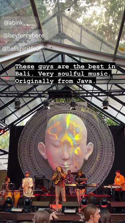 Abink & Ferry - Tulak Balak (at Bali Spirit Festivals 2024) #shorts