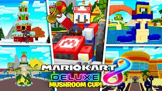 Mario Kart Minecraft MUSHROOM CUP! [FULL MOVIE]