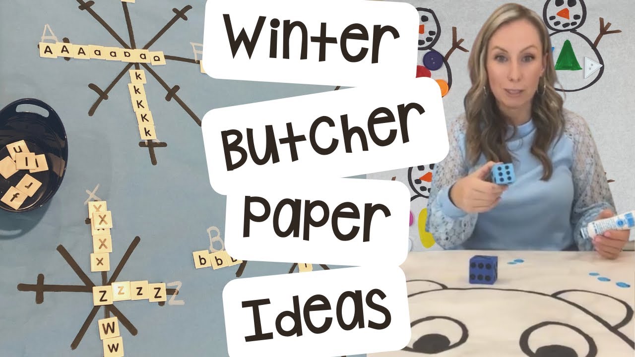 Kids Activities With Butchers Paper