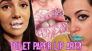 We Tried Instagram Toilet Paper Lips (feat. Candace Lowry)