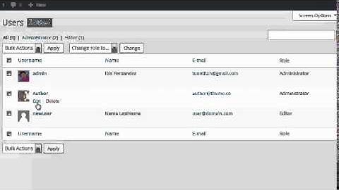 Modifying a users role in WordPress