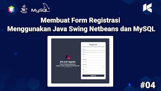 Best Supplier Selection Process (AHP Method) – Part 4 | Java Swing Netbeans Registration Form