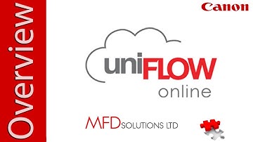 uniFLOW Online, Canon cloud print management overview - MFD Solutions