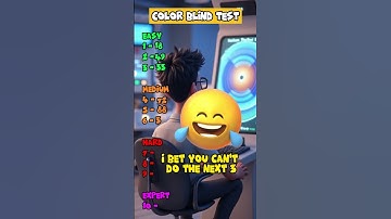 Only a True Genius Can Pass This Colorblind Eye Test 🤓