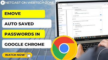 How to Remove Auto Saved Passwords in Google Chrome