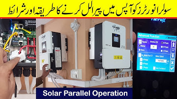 Parallel Setup for Inverex Nitrox Hybrid Inverters | Wiring & Configuration Guide