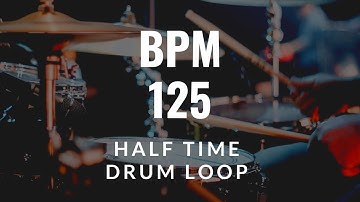 HALF TIME DRUM LOOP - 125 BPM | 8 BEAT | 드럼비트 125