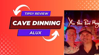 Ever had dinner in a cave?!? Tipsy Travel Review of Alux Restaurant in Cancun