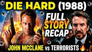 Die Hard (1988) Movie Recap | John McClane vs Terrorists 🔥 Full Story Explained