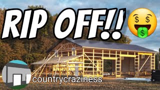 Cost for this 60x40 pole barn in 2022.  🤑 by Country Craziness 38,602 views 2 years ago 1 minute, 48 seconds