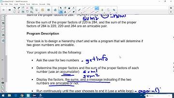 Video 4   Amicable Numbers