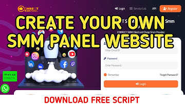 Create your own latest smm panel website|smart panel smm website latest script |script free download