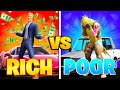 *RICH vs POOR* Fortnite fashion show...