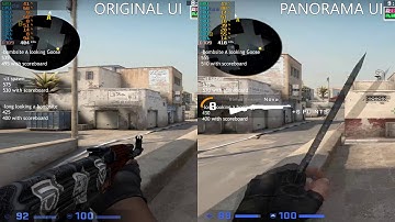 CS GO  Panorama UI Ccomparision Benchmark