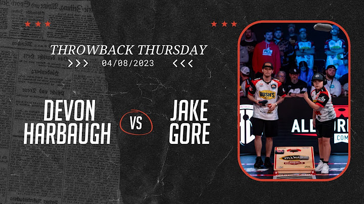 Jake Gore vs Devon Harbaugh - Throwback Thursday -  2023 Kickoff Battle Singles Semi-Final