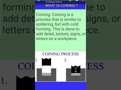 Βίντεο: Τι είναι το coining στη λαμαρίνα;