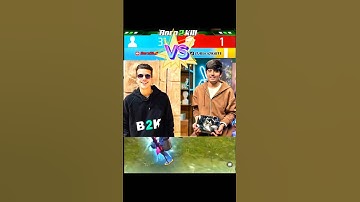B2K VS AJJUBHAI 94 | AWM ONLY BORN2KILL VS TOTAL GAMING - INDIAN AWM KING VS MENA AWM LEGEND #shorts
